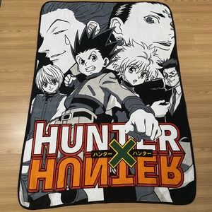 Hunter X Hunter Anime Throw Blanket 60 X 42 Killua Gon Kurapika Leorio Hisoka